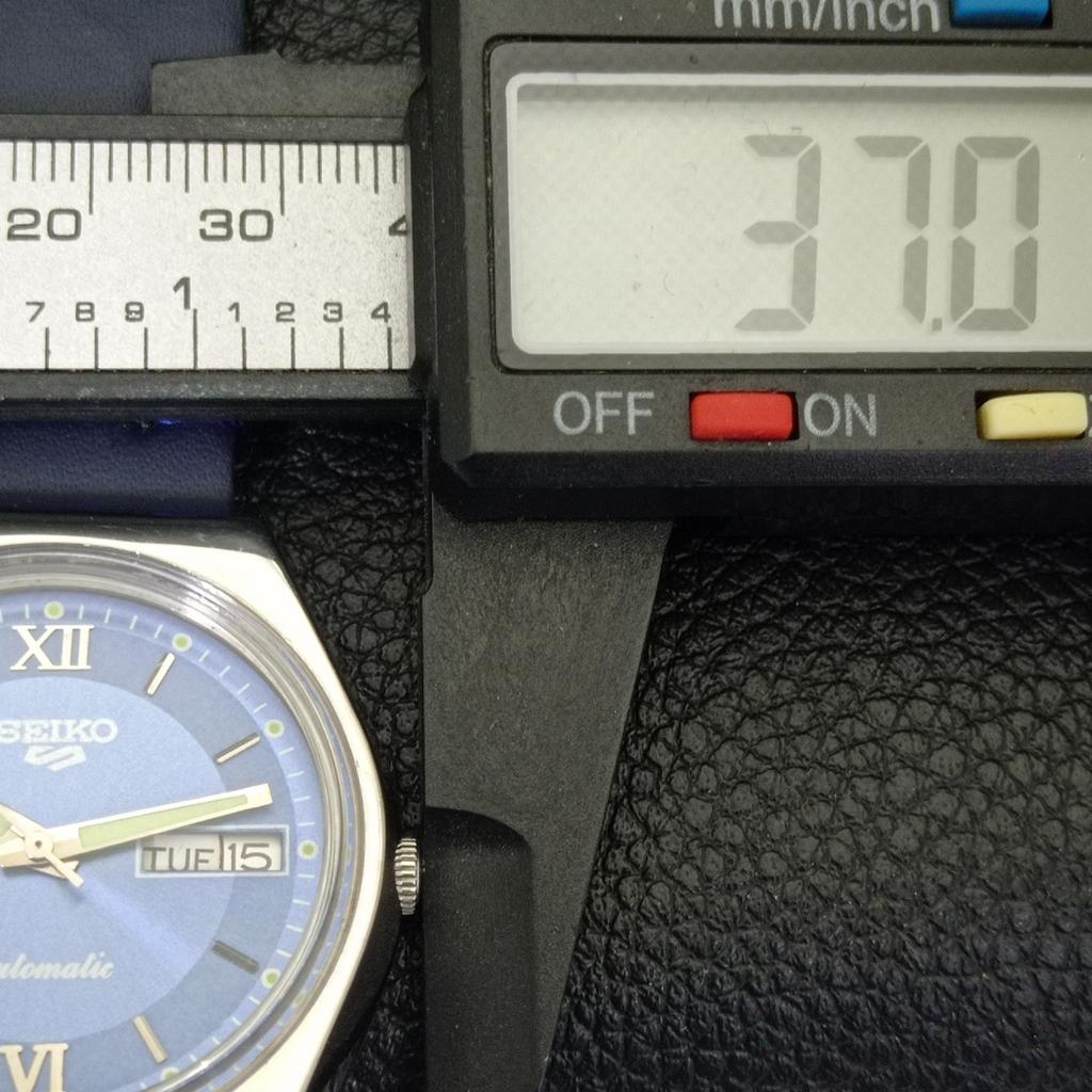 JAPAN VINTAGE SEIKO 5 AUTOMATIC 6309A MENS BLUE COLOR DIAL WATCH A701441-5 R206b-a701441