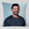 Celebrity Hugh Jackman Cushion Cover Short Plush Cushion Cover Double Sided Print Washable Sofa Pillowcase Home Decor Gift
