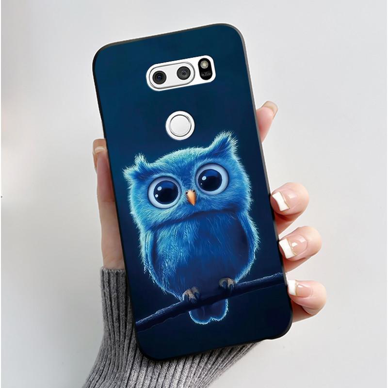 Casing For LG V30 V30+ V30S V30S+ V35 V35+ ThinQ Slim Soft Black Silicon Case Aesthetic Luxury Cute Cool Boys Girls Back Cover