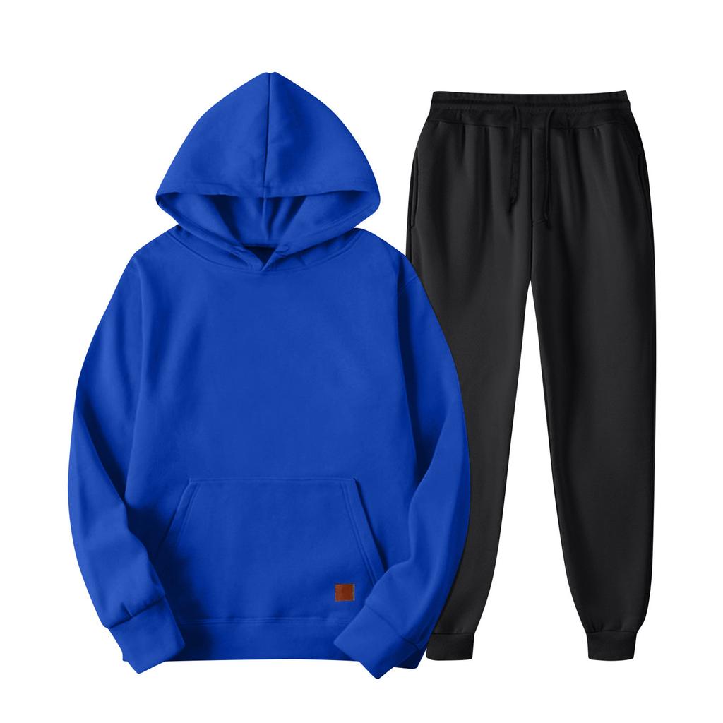 Men's Sweatshirt Suit Men's Color Casual Sports Suit Sweatshirt Suit