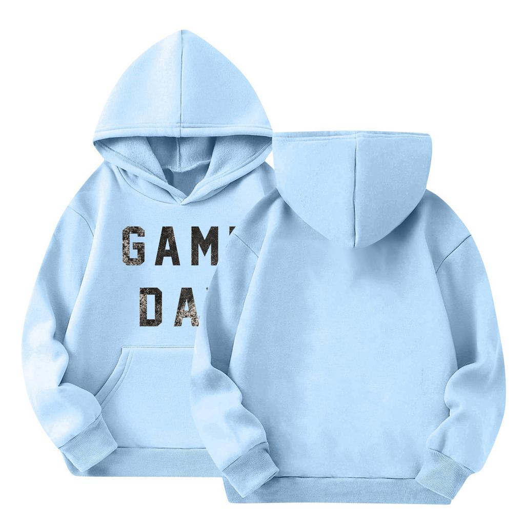 Cute Hoodies For Teen Children Trendy Preppy Hooded Sweatshirts Oversized Long Sleeve Shirts Clothes For Children