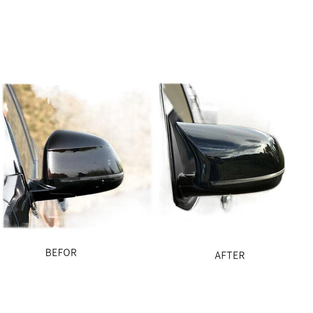 For BMW X5 F15 X6 F16 2014-2018 Pair Rear View Mirror Cap Car Side Door Mirror Cover Wing Cap Replacement 51167365113