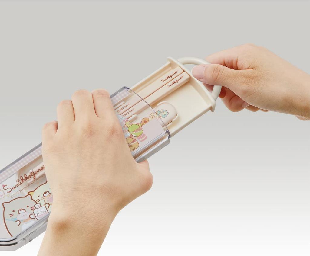 Skater Antibacterial Chopsticks and Spoon Sumikkogurashi Sweets Made In Set, Shop, Japan, CCA1AG-A