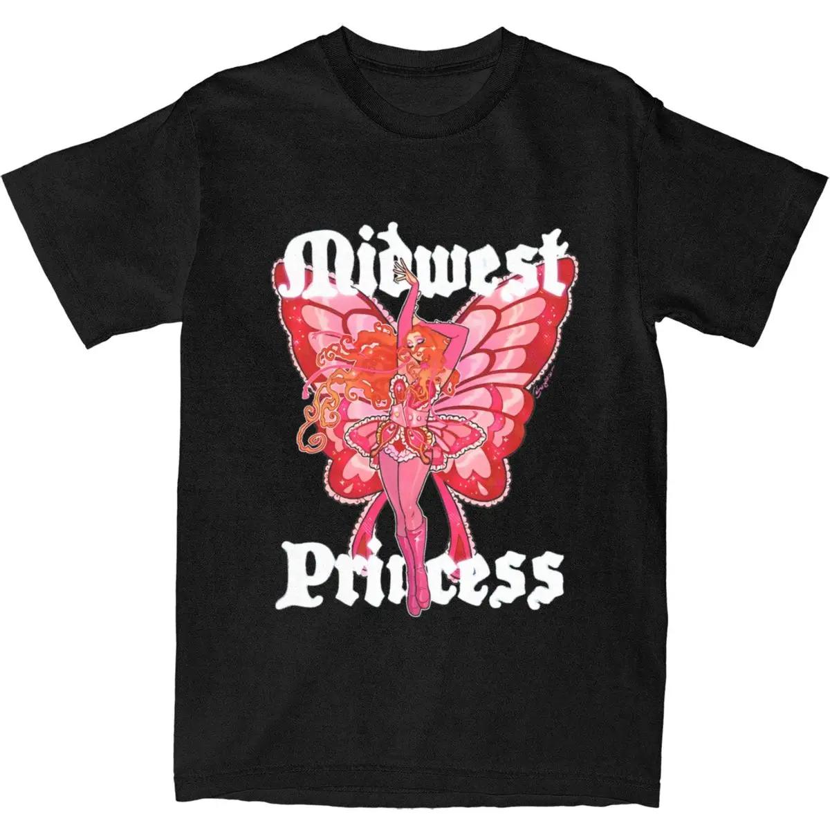 Midwest Princess Cotton T Shirts Chappell Roan Trending T... XXXL