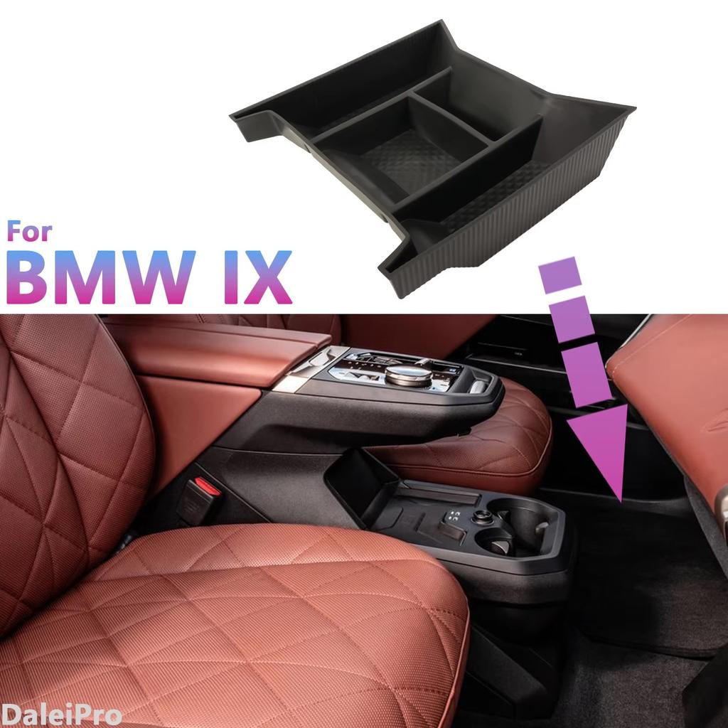 For BMW iX i20 2026-2026 Floor Center Console Organizer Tray Central Storage Box Organizer Tray Armrest Storage Box Accessories