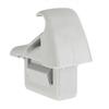 For Mitsubishi Outlander 2x Car Sun Visor Clip Hook Hanger Holder Bracket Gray