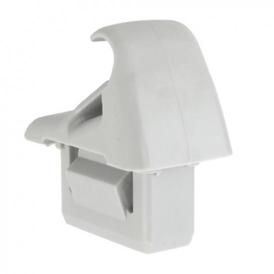 For Mitsubishi Outlander 2x Car Sun Visor Clip Hook Hanger Holder Bracket Gray