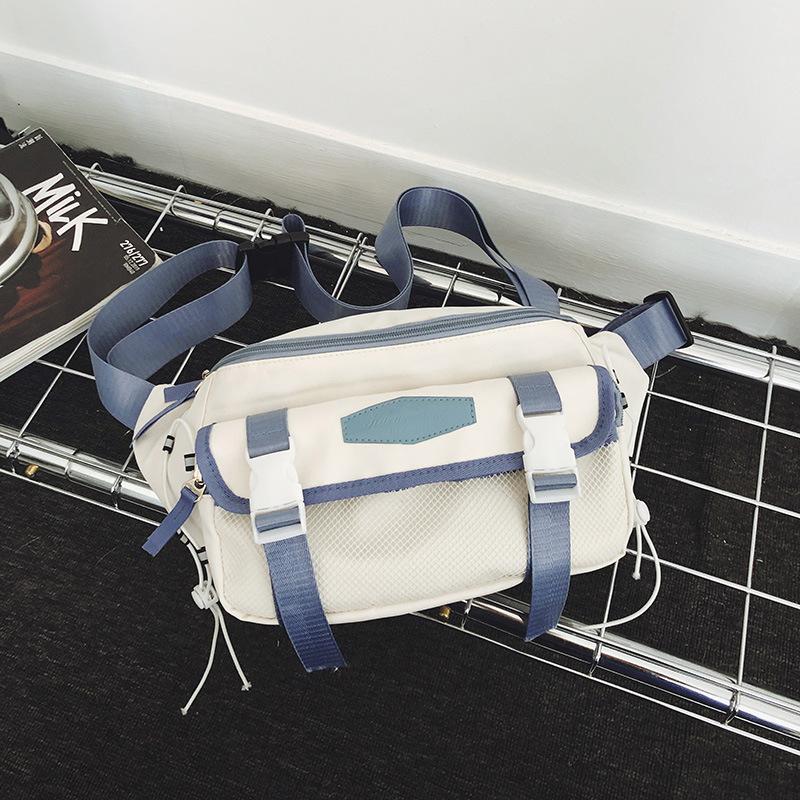 New Cross Body Bag Trend Men's Chest Bag Tide Brand Small Bag Multifunctional Large Capacity Pocket Sports Cycling Backpack