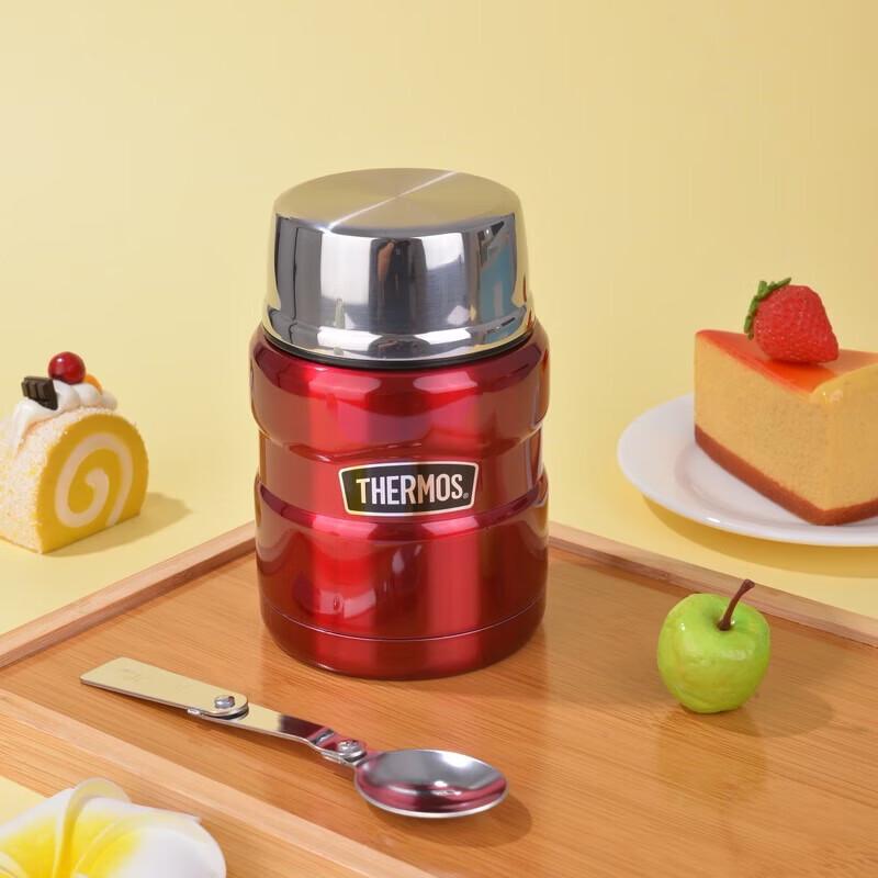 Thermos SK-3000 Изолированный контейнер для еды из нержавеющей стали с ложкой