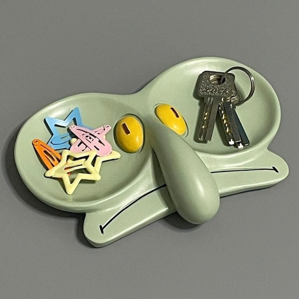 Desktop Cartoon Octopus Brother Glasses Holder Jewelry Box Storage Tray Decorative Items Creative and Cute Home Decoration