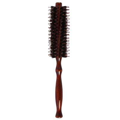 Antistatischer Lockenpflegekamm Runde Holzgriff Lockenbürste Styling Friseur DIY Werkzeug