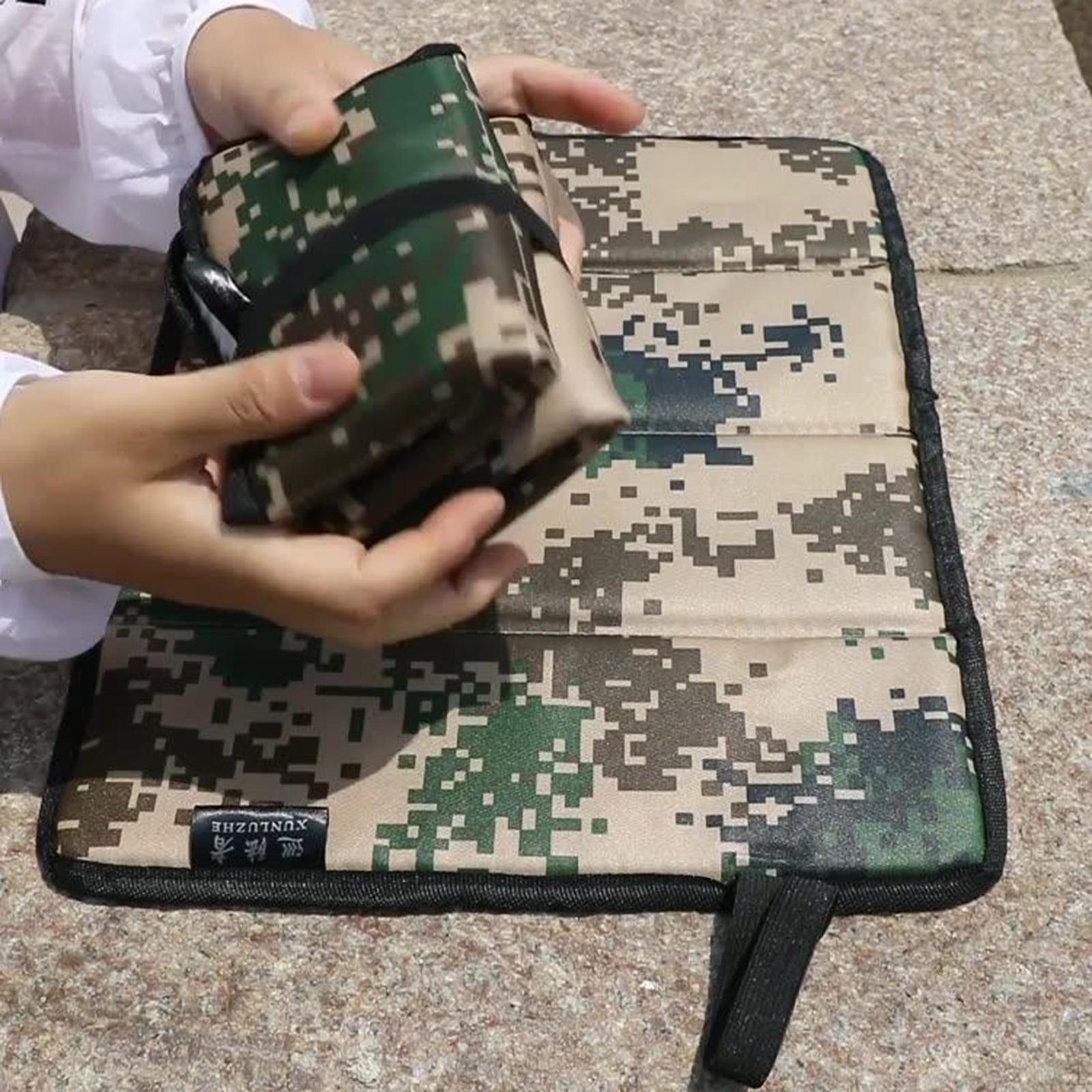 39x30 см Портативная Ультралегкая Складная Уличная Подушка Водонепроницаемая Сиденье Пена Пикник Матрас Пляжный Коврик Camouflage