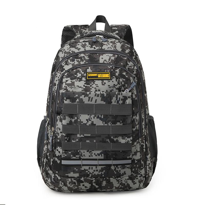 Large Capacity Men's Outdoor Sports Mountaineering Backpack - Camouflage Tactical School Bag