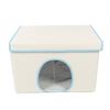 Pet House for Cats Small Dogs PP Insulated Foldable Pet Cave Hidway Cat Shelter for Home Outdoor