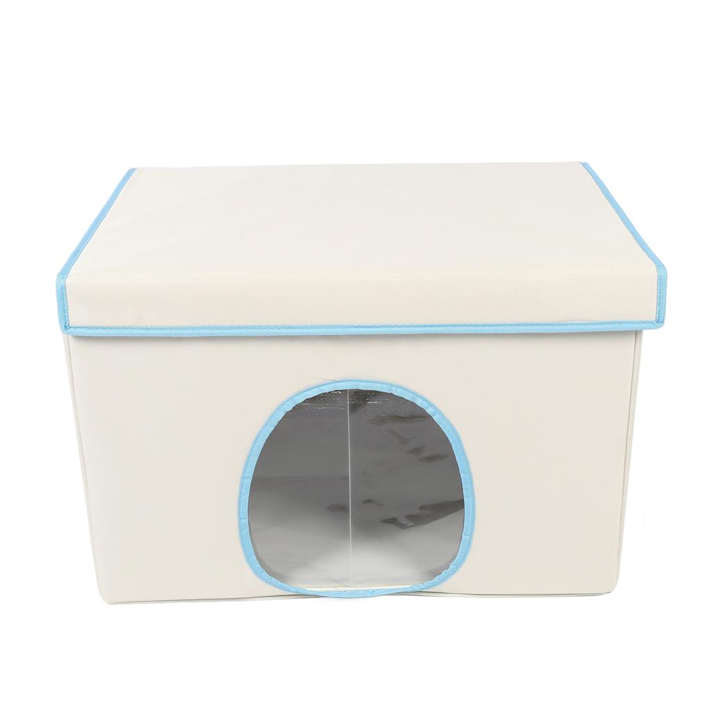 Pet House for Cats Small Dogs PP Insulated Foldable Pet Cave Hidway Cat Shelter for Home Outdoor