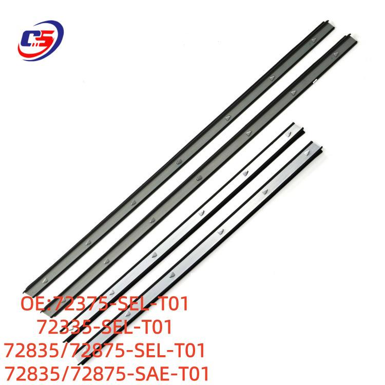 OLIVER-Compatible Dustproof, Soundproof, Waterproof Side Window Trim Sealing Strip (72835/72875-SAE-T01) 72375-SEL-T01 72335-SEL-T01 72835/72875-SEL-T01