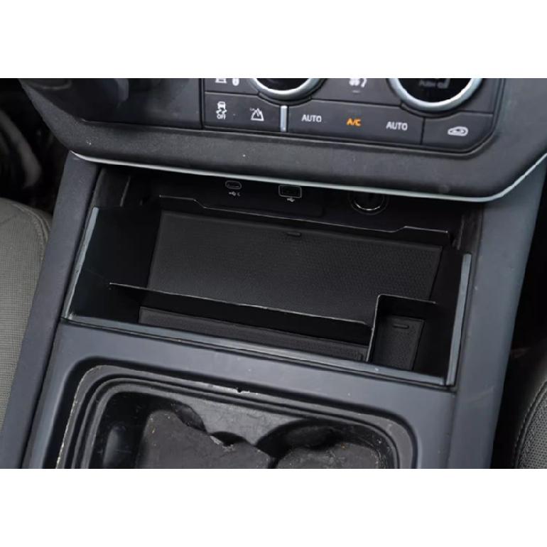 For Land Rover Defender 2020-2024 SUV Black Console Storage Box Hook Frame Trim