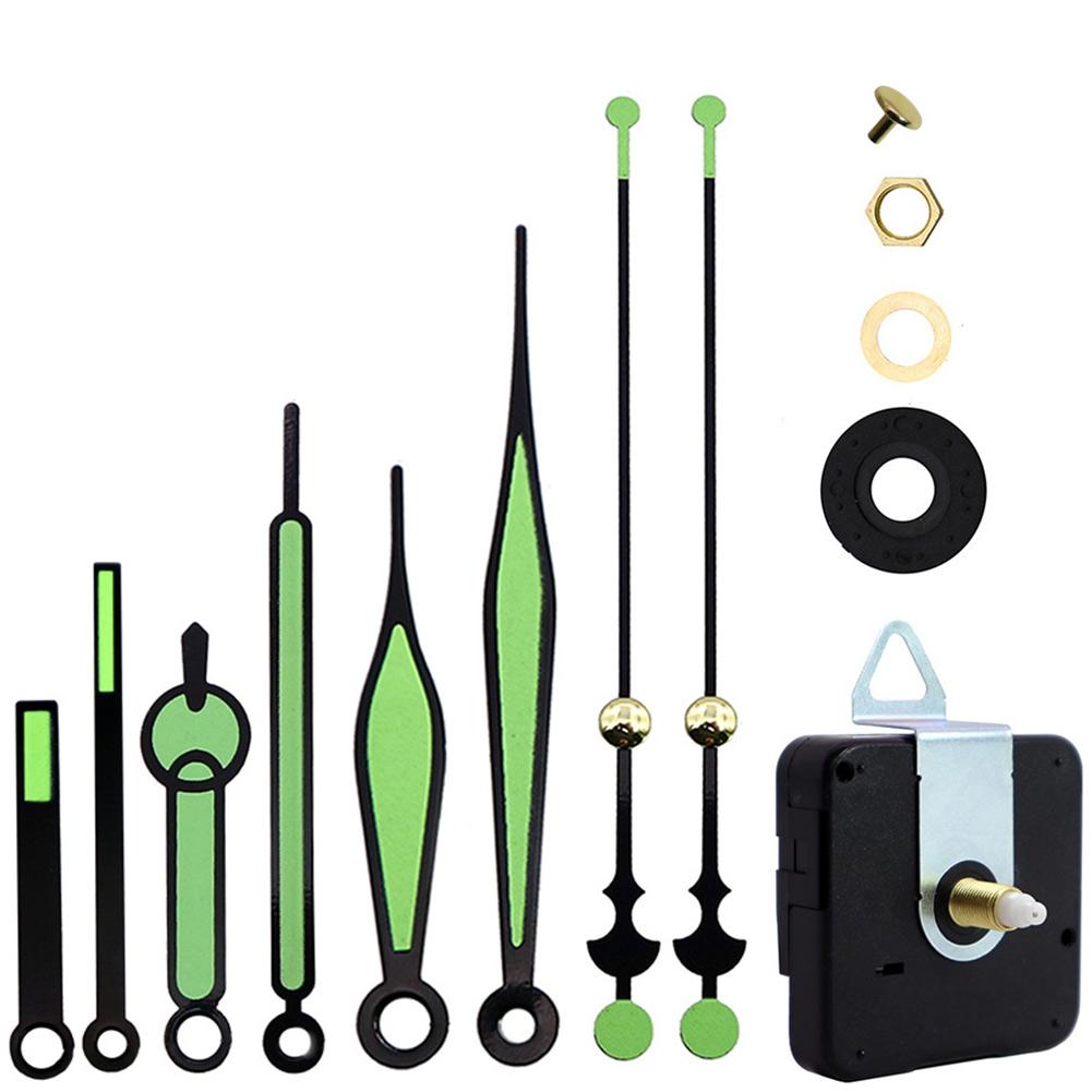 DIY Quartz Clock Movement Mechanism Luminous Hands For Wall Clock Repair Tools Accessories And Parts Replacement