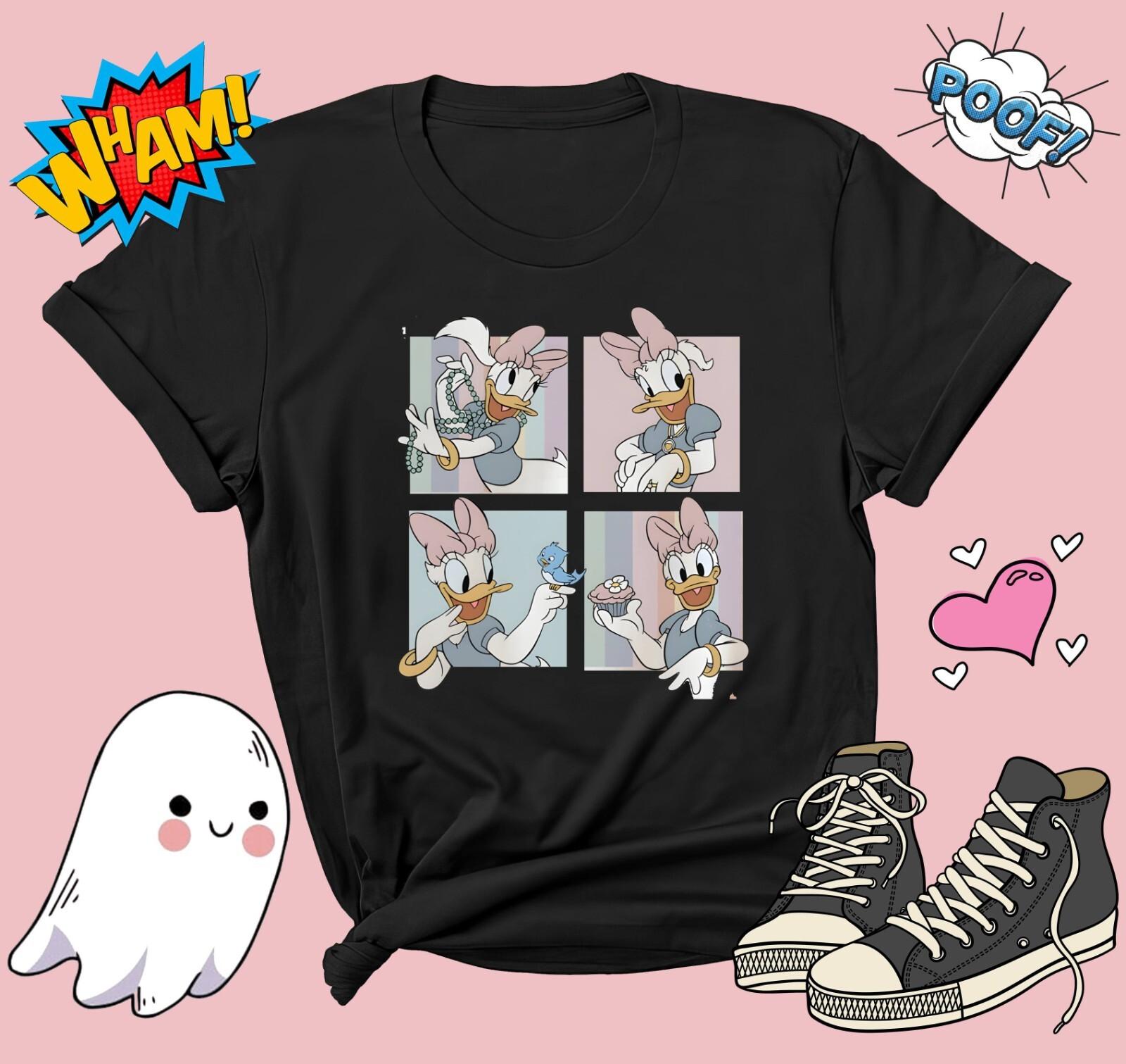Retro Daisy Duck T-Shirt Mens Womens Tees Top T Shirt Mens Womens Tees Top Men Women Unisex Tshirt G657 2XL