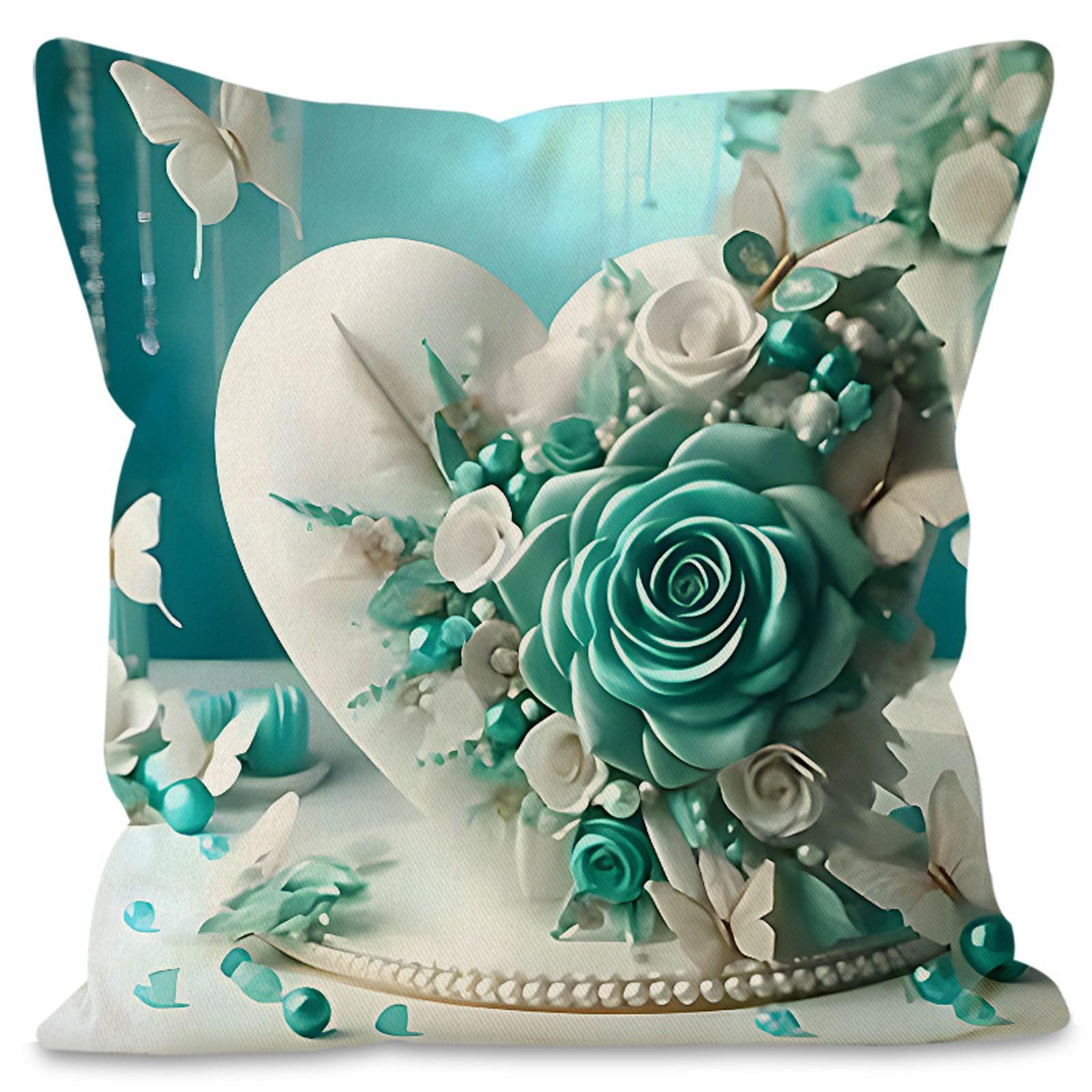 

Наволочка для дивана с изображением влюбленной пары на День святого Валентина, наволочка для украшения дома, наволочка из льна с принтом One Size