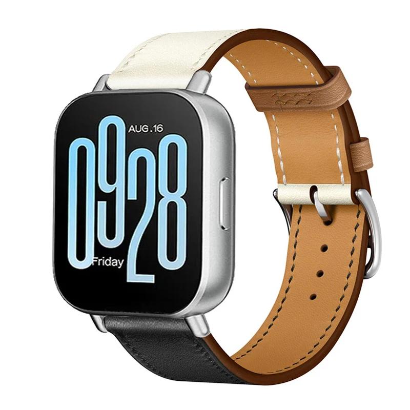 Leather Bracelet Loop For Realme Watch 5 Wrist Strap Accessories 22mm Correa For Realme Watch S2/3 3Pro S SPro/2 2 Pro Watchband