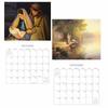 2026 Painting Art Calendar, Thick Paper Calendar For Family Parties And Gifts