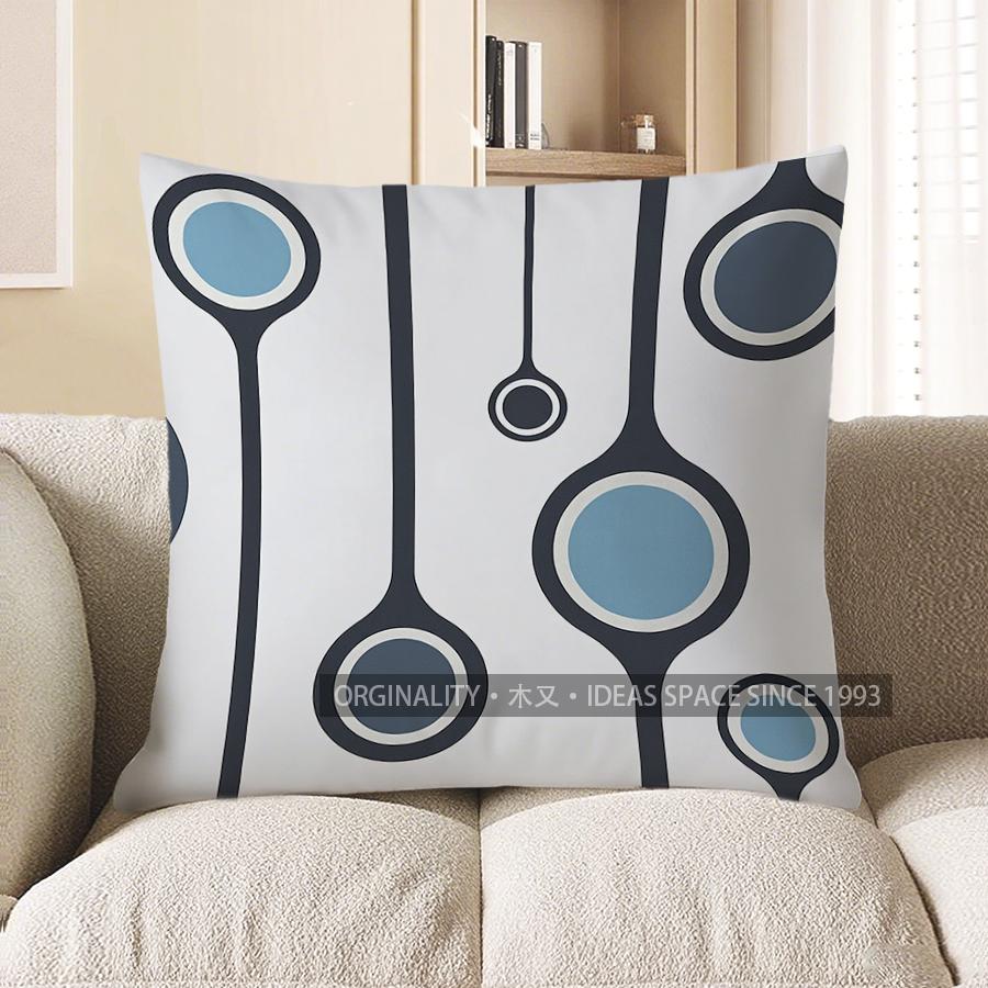 

Home Decor Modern Geometric Pattern Digital Printed Pattern Cushion Cover Suitable for Sofa Bedroom Car Pillow Cover 40x40cm