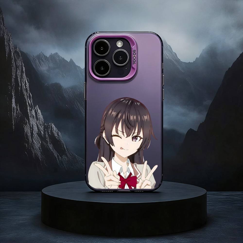 O-Oreimo-MO A-Anime Phone Case For iPhone17,16,15,14,13,12,11 Plus,Pro Max Black Candy silver phone case