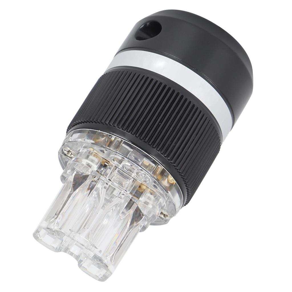 Monoso Power Plug Pure Copper RhodiumPlated AC HighFidelity Power Plug 100250V(F101R (Female) )