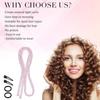 Tiktok Overnight Heatless Hair Curler for Long Hair - Soft Fine Wave Crimper