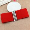 Women'S Loose And Tight Buckle Waist Seal Dress Four Seasons Elastic Belt Women'S Decoration Three Sizes