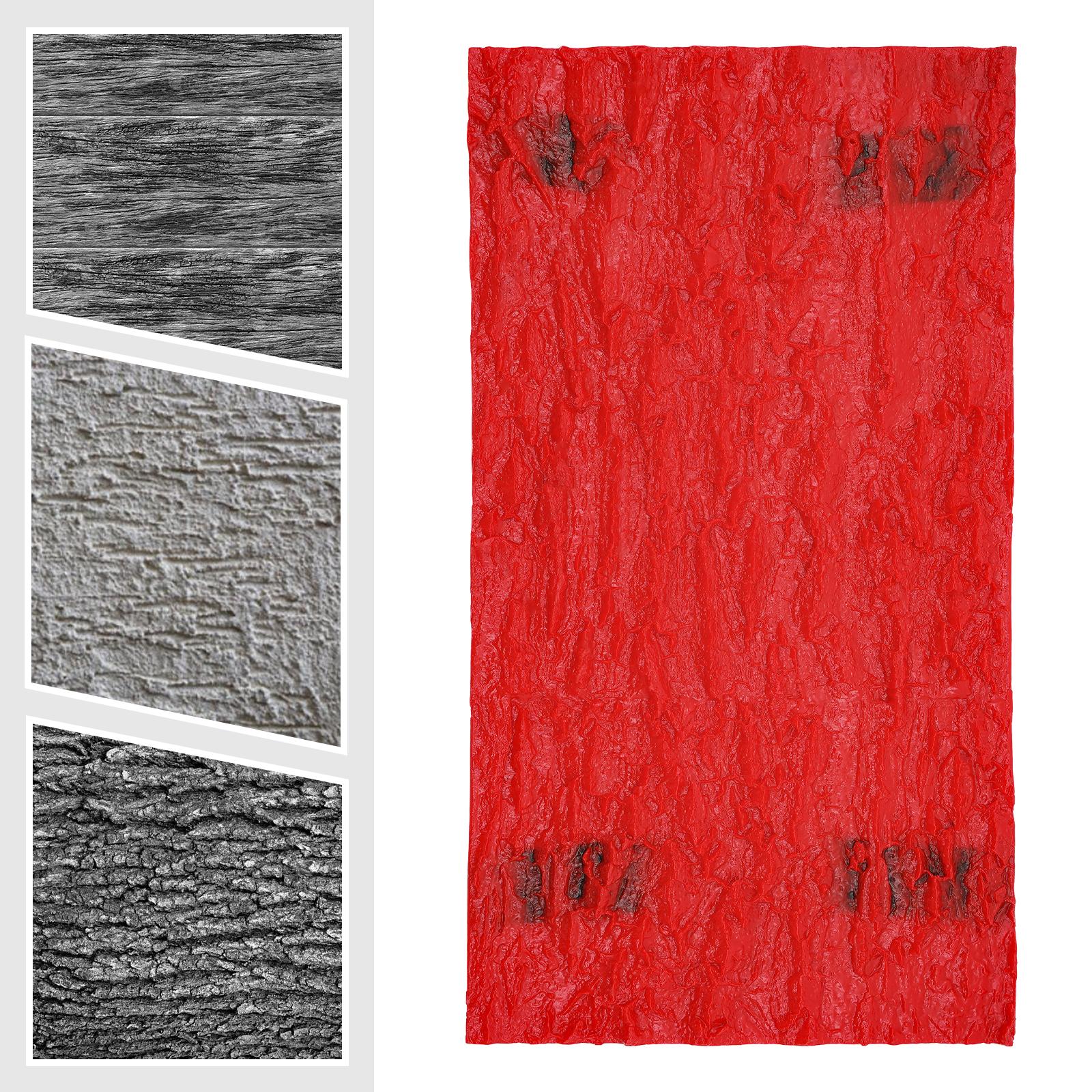 

Пластиковая форма для бетона, Прямоугольная форма с текстурой бетона под красное дерево, Руководство по тиснению на бетоне