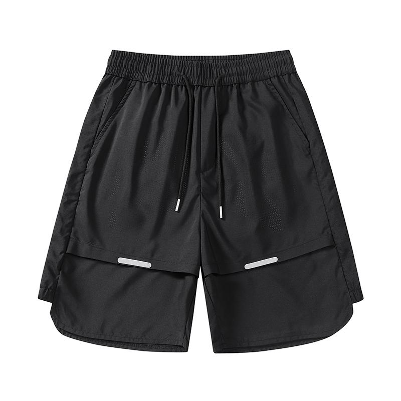 Summer Men's Loose Straight Leg Casual Sports Ice Silk Pants