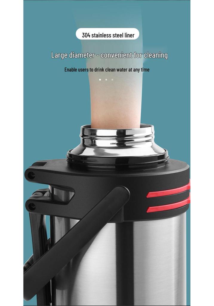 Large Capacity Stainless Steel Thermos for Men and Women - Portable Outdoor Water Bottle for Car and Home Use