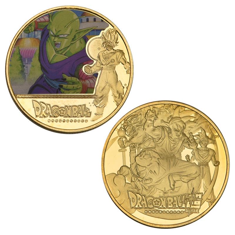 Dragon Ball Son Goku Commemorative Coin - Die-cast Metal Badge Gift Collection