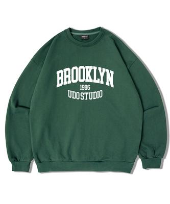 UNDEROFF Authentic Relaxed Brooklyn Sweatshirt Green