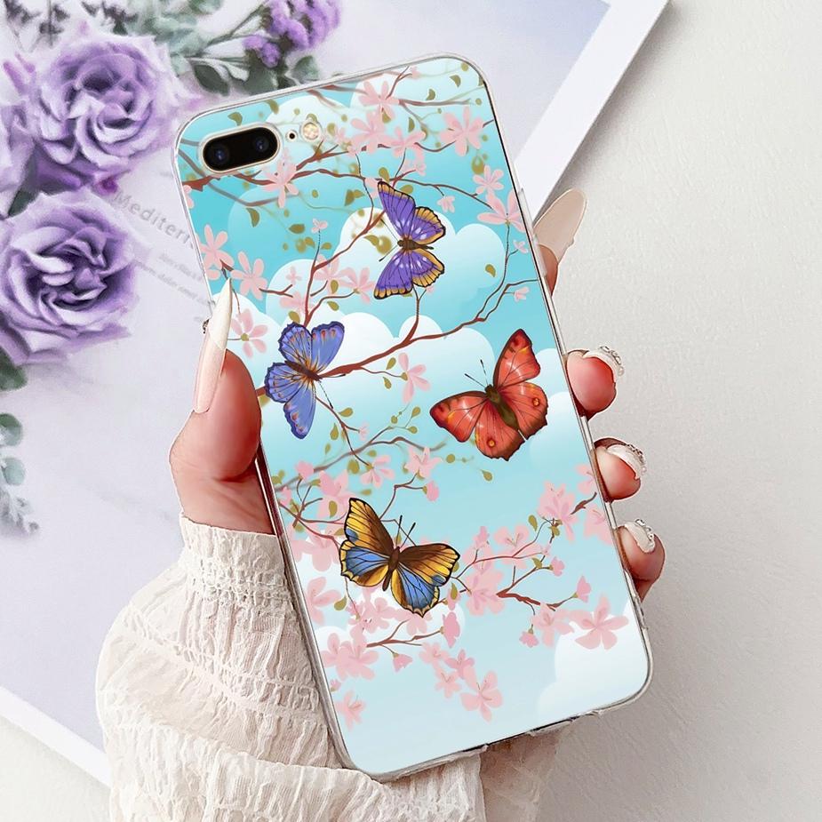 For Apple iPhone SE 2020 Case Popular Fashion Painted Cover 4.7'' Soft Silicone Phone Case For iPhone SE 2022 iPhoneSE 2020 Bags