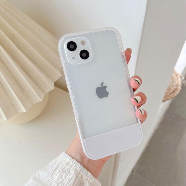 

Для Iphone 13 11 12 14 Pro Max чехол-подставка прозрачный чехол для Iphone Se 3 2022 2020 Xs Xr 7 8 14 Plus противоударный бампер for iphone 14 plus