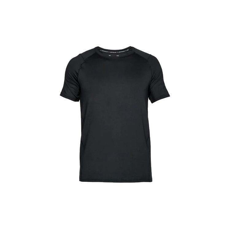 Men s Under Armour UA MK-1 Short Sleeve Sports Tops Black 1306428-001 S