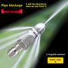 High-pressure Pipe Flushing Nozzle for Rapid Sewer Unblocking