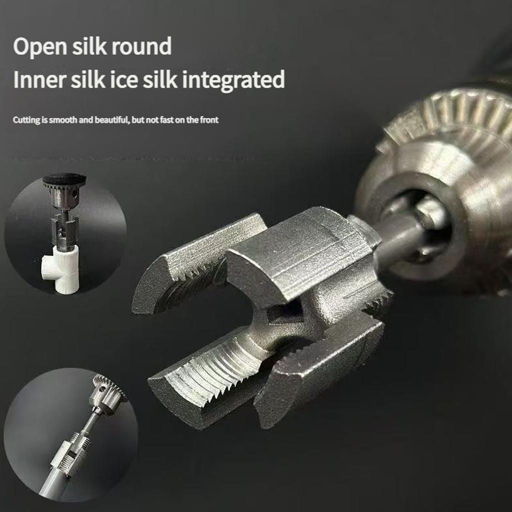 Set scule 2 piese pentru filetare internă și externă integrată, pentru țevi PPR de 1/2" și 3/4", cu design coadă hexagonală