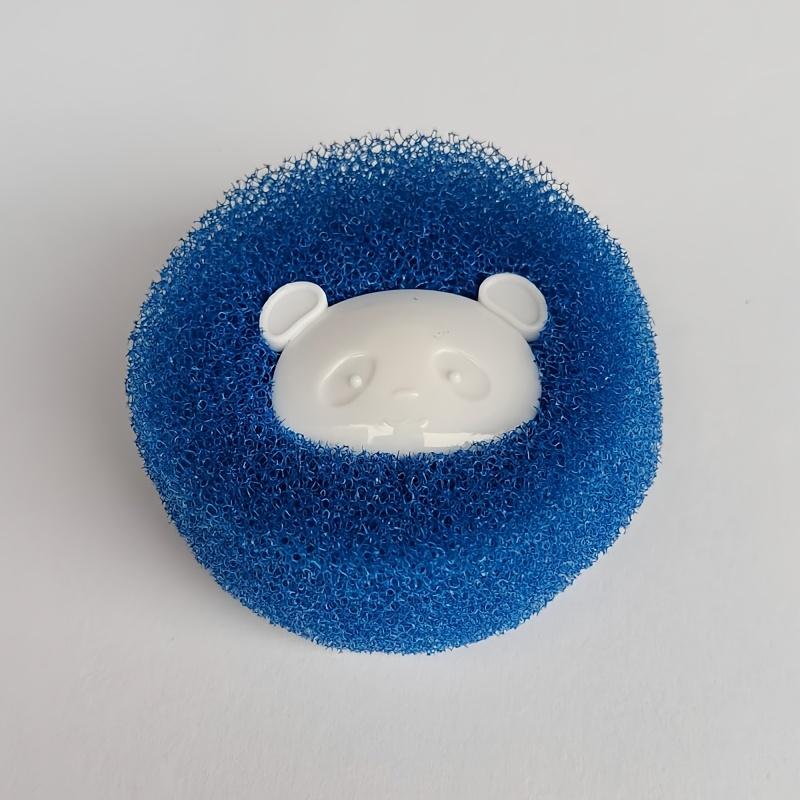 6pc Reusable Pet Hair Removal Laundry Balls Blue Fuzzy Cleaning Balls To Prevent Clogs,Machine Safe Pet Hair Laundry Accessories