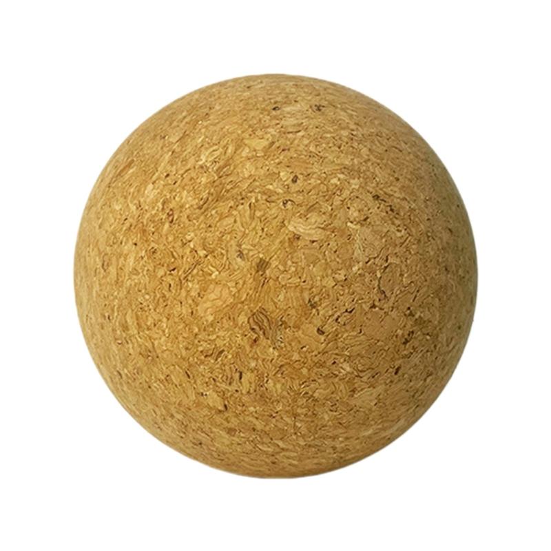Natural Corks Massage Ball Wooden Myofascial Release Tool For Muscle Relaxation and Fitness Enthusiasts