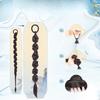 70cm Chinese Style Synthetic Braided Ponytail Wig Women Long Double Twisted Boxing Braids Hair Extension