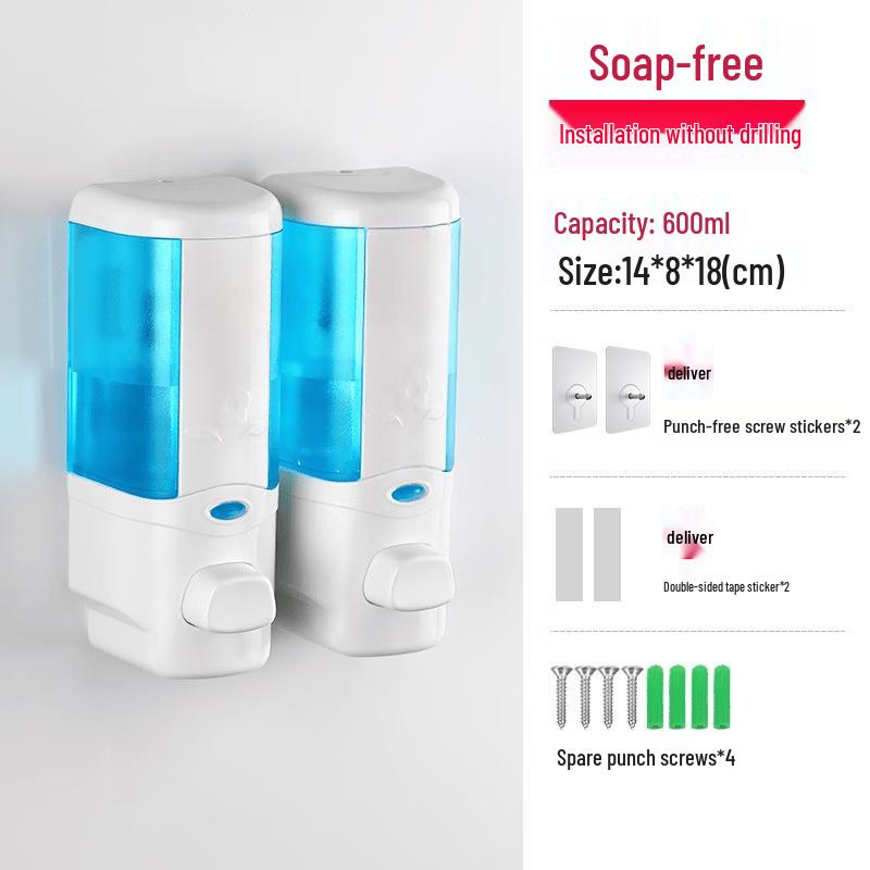 OLOEY Wall-Mounted Double Soap Dispenser