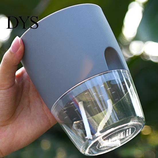 Plant Pot High-tenacity Shatterproof Plastic Decorative Self-watering Ornament Flower Container for Home Vase