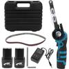 Cordless Belt Sander, 16.8V Lithium Battery, 7000RPM, 15 Sanding Belts(80-1000 Grits), Powerful Motor for Wood, Metal,Curved Surfaces,Long-Lasting