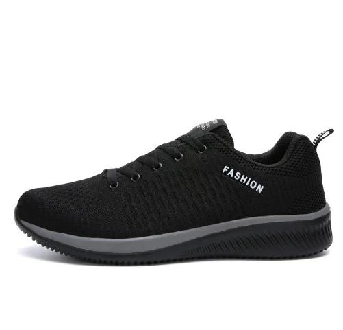 Men Sneakers Breathable Knit Men's Shoes Lightweight Men Running Shoes Non Slip Men Casual Shoe Tennis Shoes Unisex Size 35-50