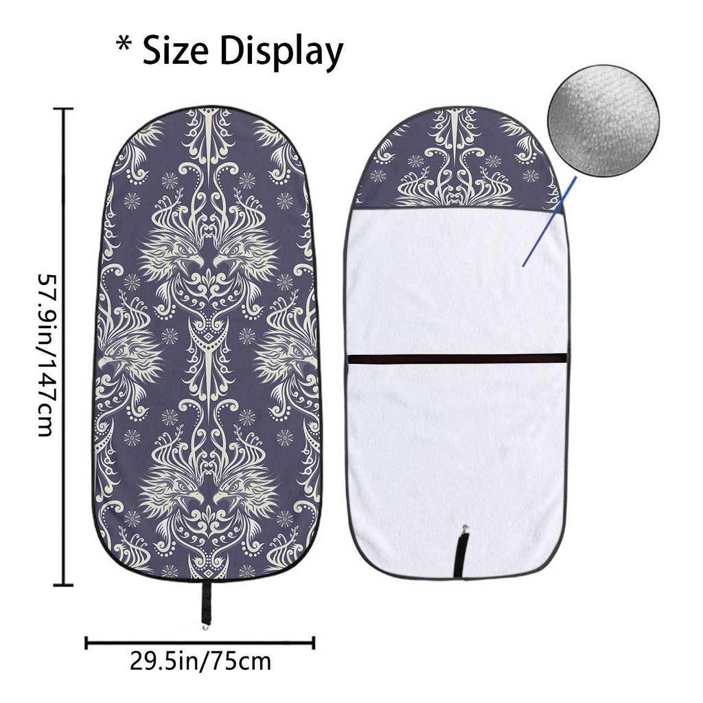 Universal Car Seat Towel Cover - Front Seat Protector for Gym & Workout, All-Season, Fits Most Vehicles