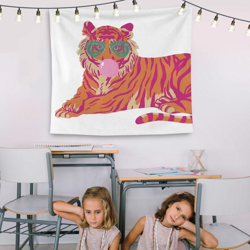 Cool Tiger Printed Tapestry, Trendy Wall Hanging, Stylish Animal Wall Decor for Bedroom Dorm Living Room